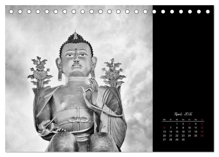 Produktbild: Worte des Buddha 2026 (Tischkalender 2026 DIN A5 quer), CALVENDO Monatskalender