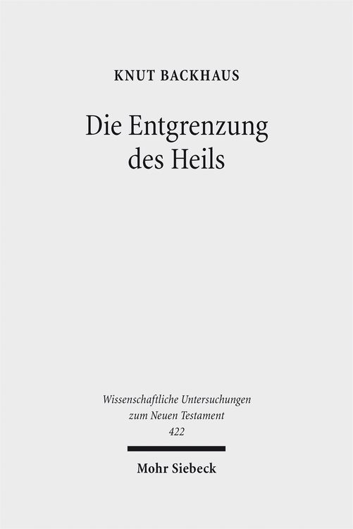 Produktbild: Die Entgrenzung des Heils