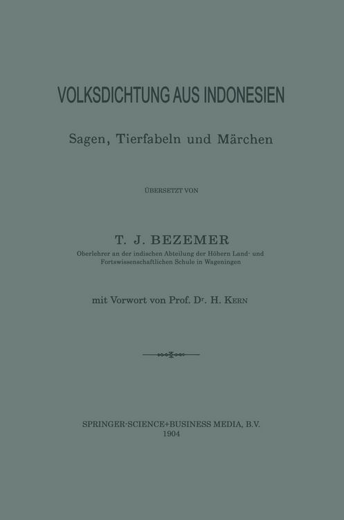 Produktbild: Volksdichtung aus Indonesien