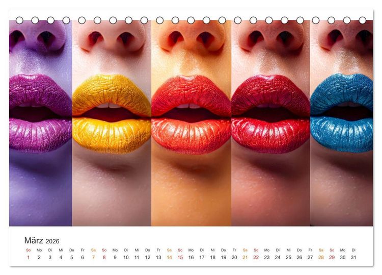 Produktbild: Farben des Moments (Tischkalender 2026 DIN A5 quer), CALVENDO Monatskalender