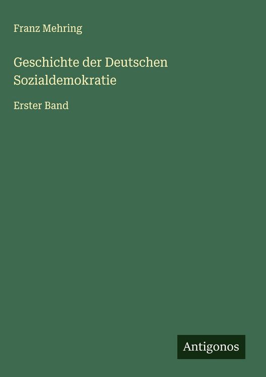 Produktbild: Geschichte der Deutschen Sozialdemokratie