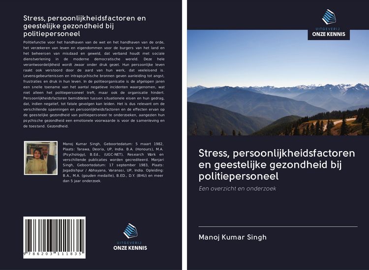 Produktbild: Stress, persoonlijkheidsfactoren en geestelijke gezondheid bij politiepersoneel