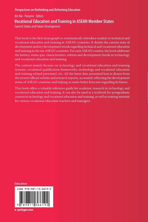 Produktbild: Vocational Education and Training in ASEAN Member States