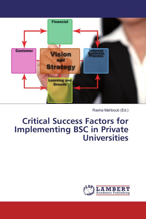Produktbild: Critical Success Factors for Implementing BSC in Private Universities
