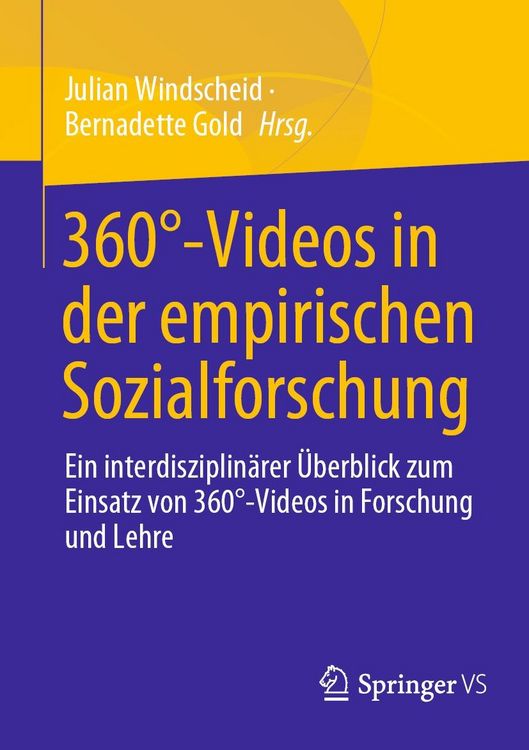 Produktbild: 360&deg;-Videos in der empirischen Sozialforschung