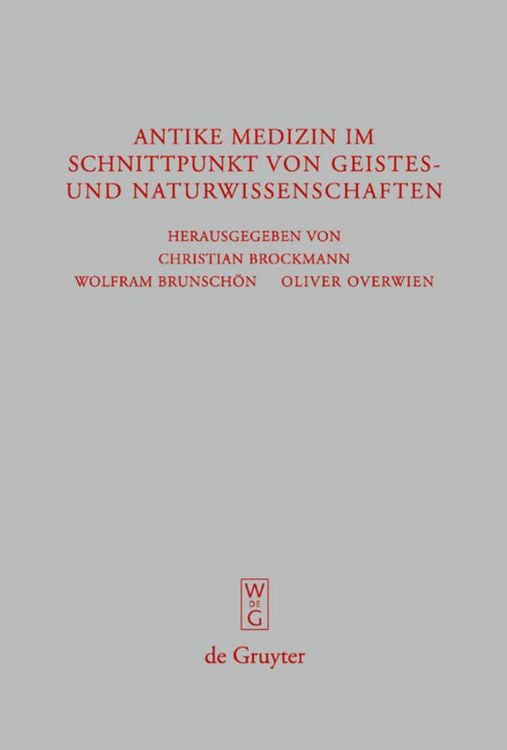 Produktbild: Antike Medizin im Schnittpunkt von Geistes- und Naturwissenschaften