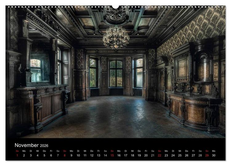 Produktbild: Lost Places - Auch der Verfall hat seinen Charme (hochwertiger Premium Wandkalender 2026 DIN A2 quer), Kunstdruck in Hochglanz
