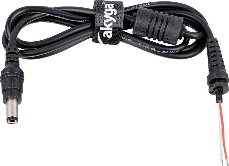 Produktbild: Akyga AK-SC-06 Niedervolt-Adapterkabel Hohlstecker 6.3 x 3.0 mm - offene Kabelenden 1.2 m 1 St.