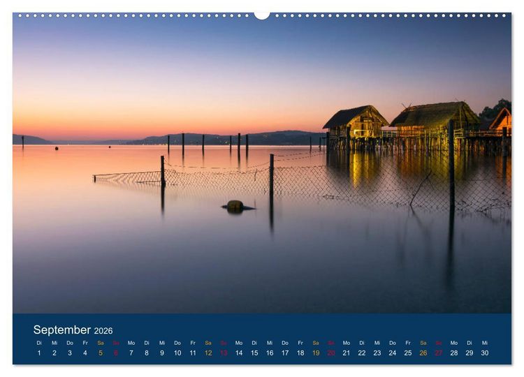 Produktbild: Ansichten vom Bodensee (Wandkalender 2026 DIN A2 quer), CALVENDO Monatskalender