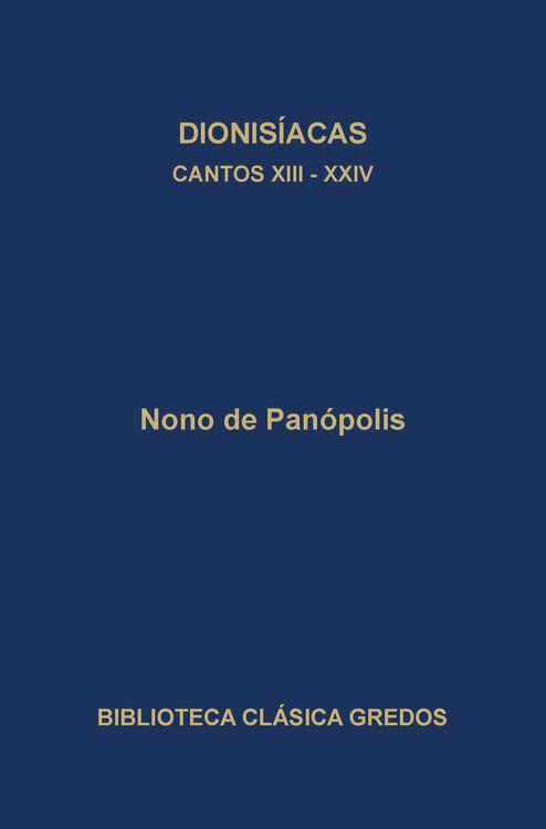Produktbild: Dionis&iacute;acas. Cantos XIII - XXIV