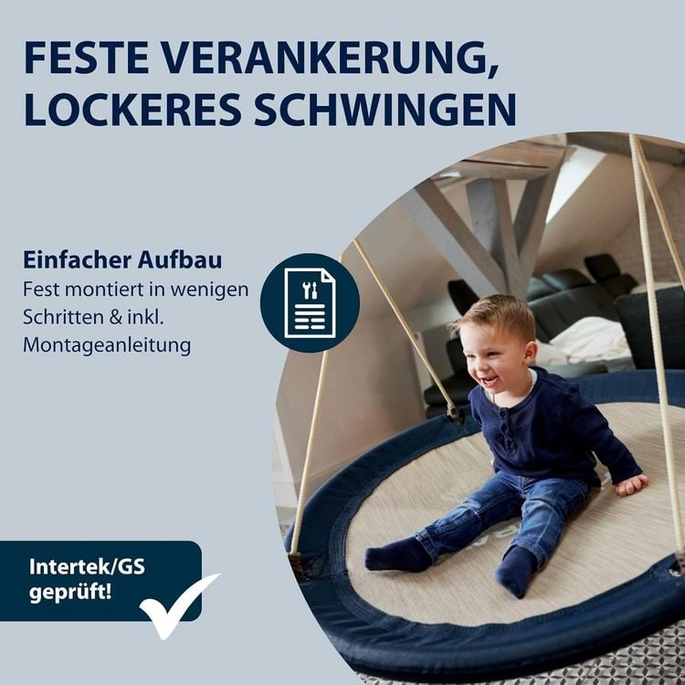 Produktbild: HUDORA 72210 - Nestschaukel Lounge 110, midnight