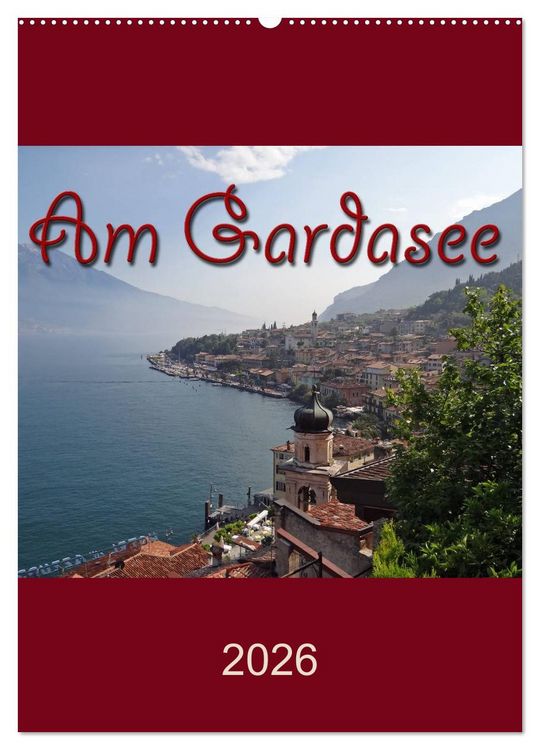 Produktbild: Am Gardasee (Wandkalender 2026 DIN A2 hoch), CALVENDO Monatskalender