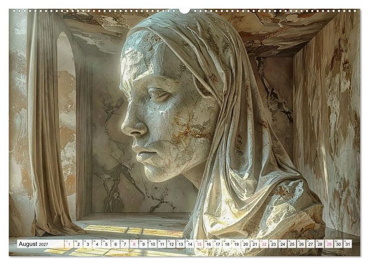 Produktbild: Anima Architectura, der Geist der Steine (hochwertiger Premium Wandkalender 2027 DIN A2 quer), Kunstdruck in Hochglanz