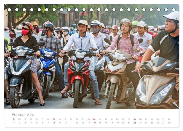 Produktbild: Vietnam - Der Norden (Tischkalender 2026 DIN A5 quer), CALVENDO Monatskalender