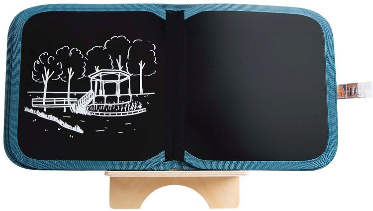 Produktbild: Kreidemalbuch Set mit 4 Kreiden Amsterdam