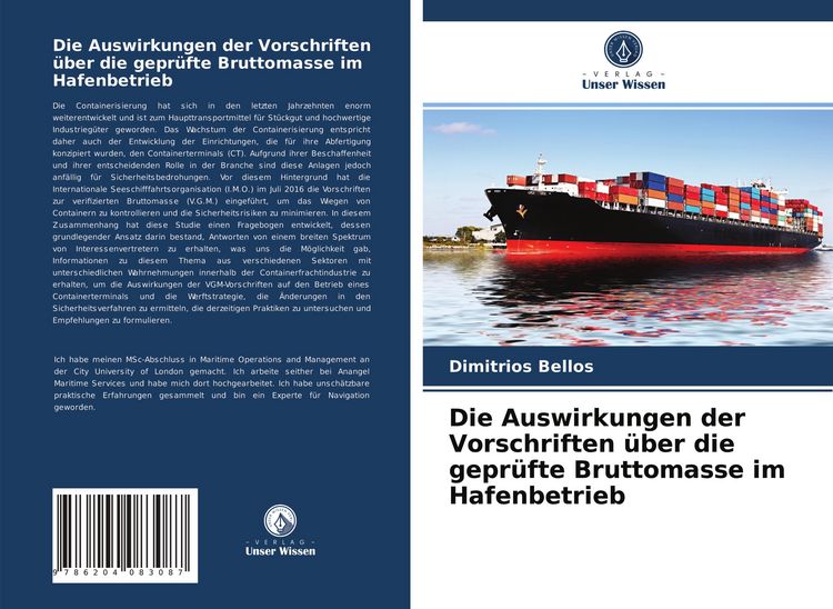Produktbild: Die Auswirkungen der Vorschriften &uuml;ber die gepr&uuml;fte Bruttomasse im Hafenbetrieb