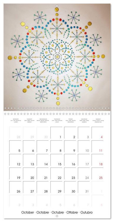 Produktbild: Sacred Geometry Healing (Wall Calendar 2026 12 &times; 12 Inch) CALVENDO 12 Month Wall Calendar