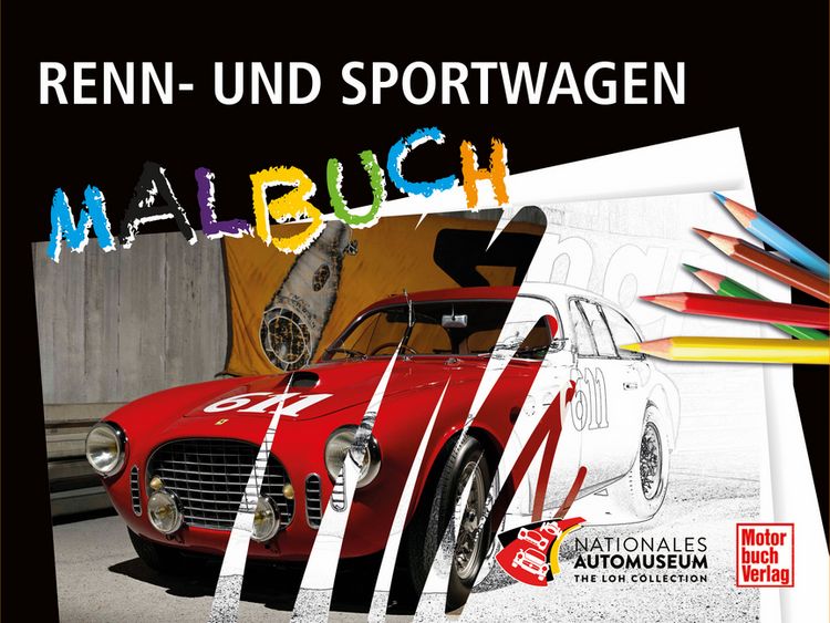 Produktbild: Renn- und Sportwagen Malbuch