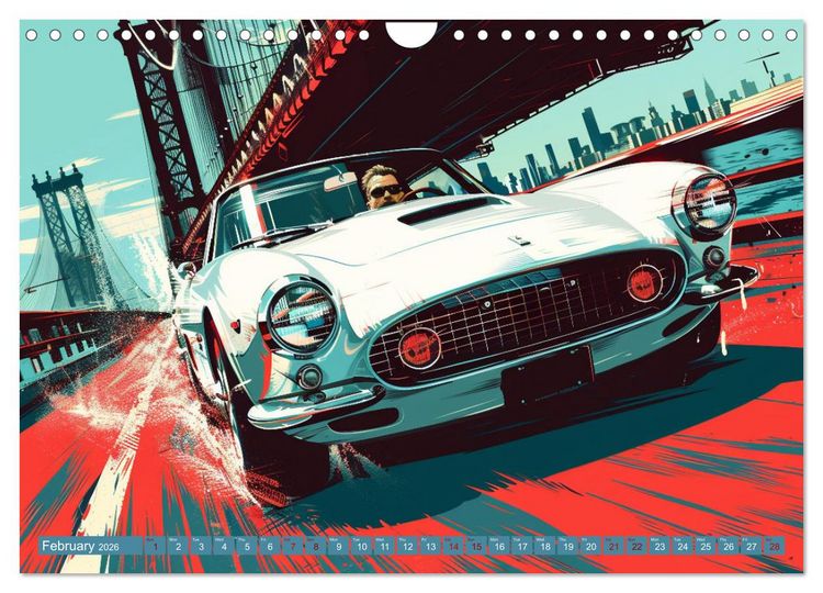 Produktbild: Adrenaline on the Road (Wall Calendar 2026 DIN A4 landscape), CALVENDO 12 Month Wall Calendar