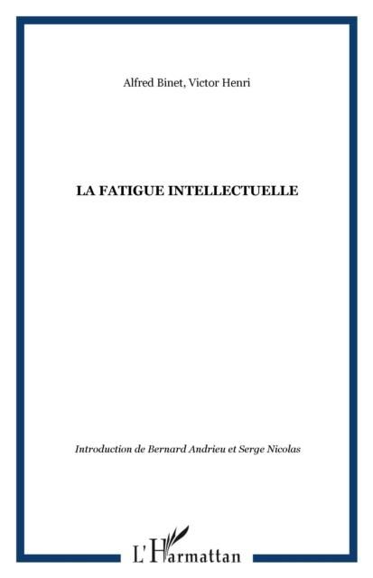 Produktbild: Fatigue intellectuelle