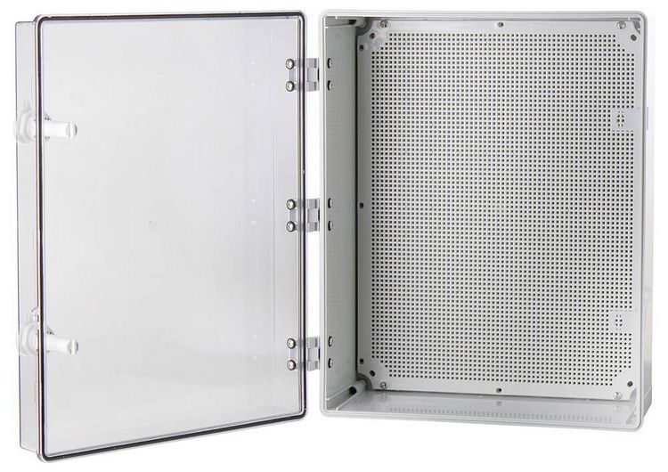 Produktbild: TRU COMPONENTS TC-PSC-40x50x20 Schaltschrank 400 x 500 x 200 ABS, Polycarbonat Hellgrau 1St.