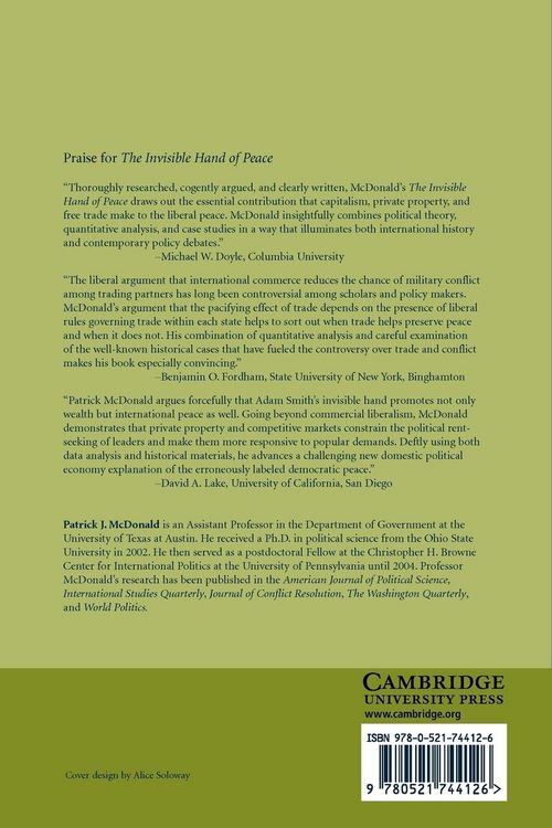 Produktbild: The Invisible Hand of Peace
