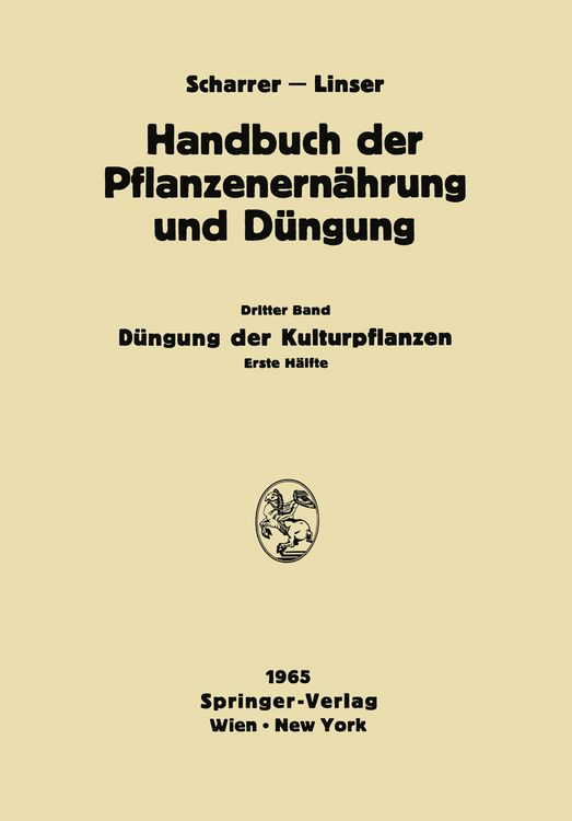 Produktbild: D&uuml;ngung der Kulturpflanzen