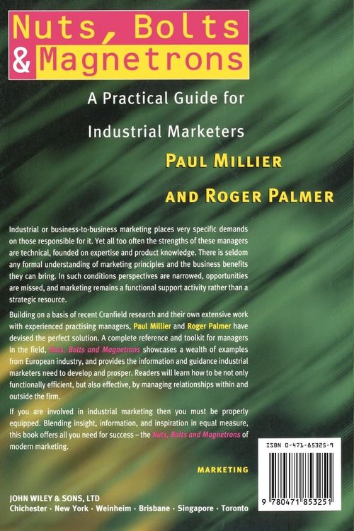 Produktbild: Nuts, Bolts and Magnetrons: A Practical Guide for Industrial Marketers