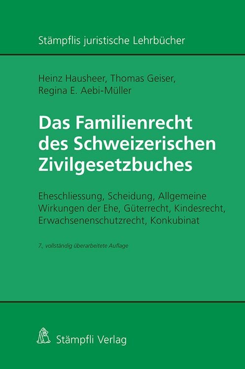 Produktbild: Das Familienrecht des Schweizerischen Zivilgesetzbuches