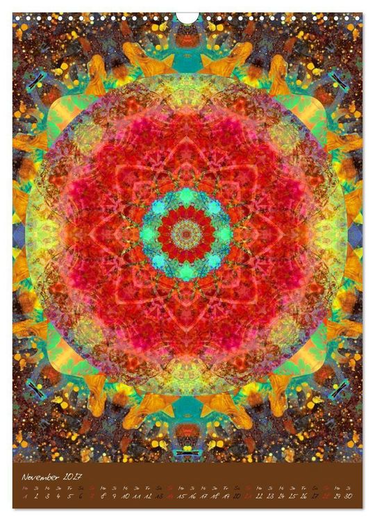 Produktbild: FLORALE MANDALAS (Wandkalender 2027 DIN A3 hoch), CALVENDO Monatskalender