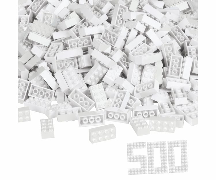 Produktbild: Blox 500 wei&szlig;e 8er Steine lose
