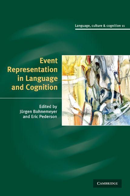 Produktbild: Event Representation in Language and Cognition