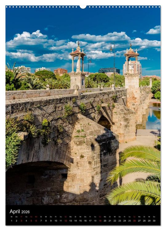 Produktbild: Valencia entdecken (Wandkalender 2026 DIN A2 hoch), CALVENDO Monatskalender