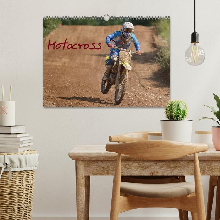 Produktbild: Motocross - Terminplaner (Wandkalender 2026 DIN A3 quer), CALVENDO Monatskalender