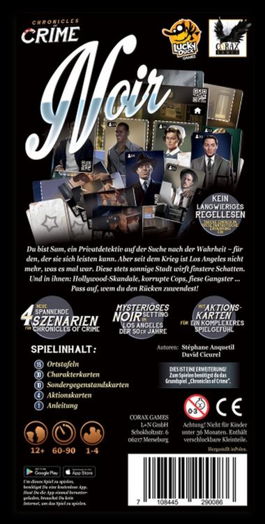 Produktbild: Chronicles of Crime | Noir - Erweiterung
