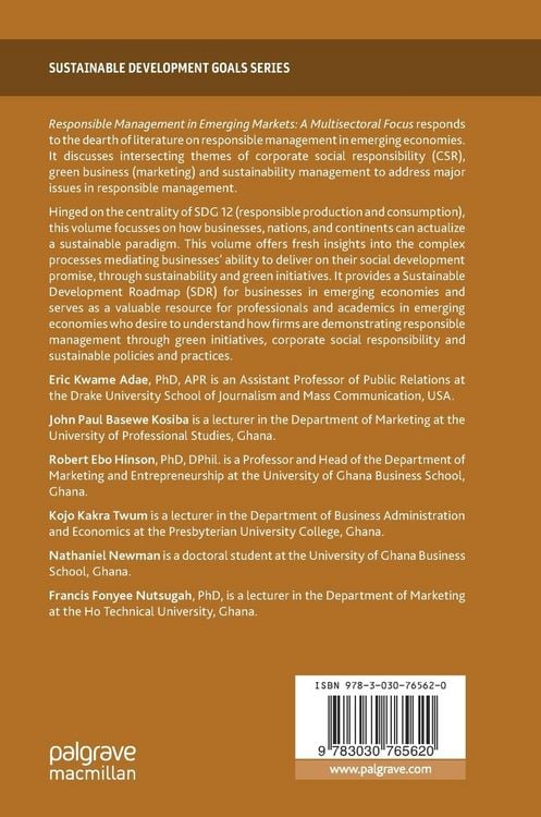Produktbild: Responsible Management in Emerging Markets