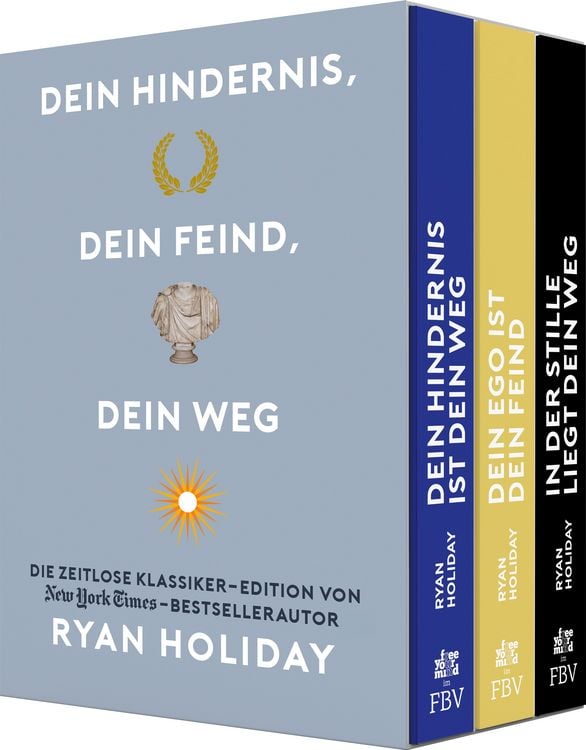 Produktbild: Dein Hindernis, dein Feind, dein Weg – Die Ryan-Holiday-Klassiker-Edition im edlen Schuber