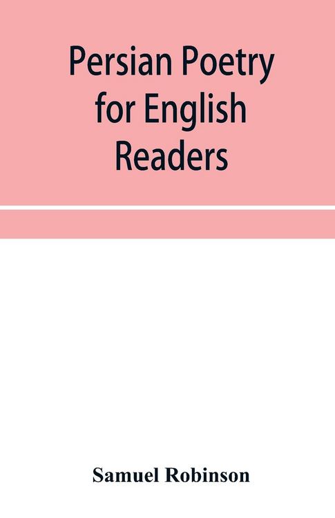 Produktbild: Persian poetry for English readers