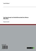 Produktbild: Sportgeschmack als Distinktionsmittel bei &auml;lteren Menschen