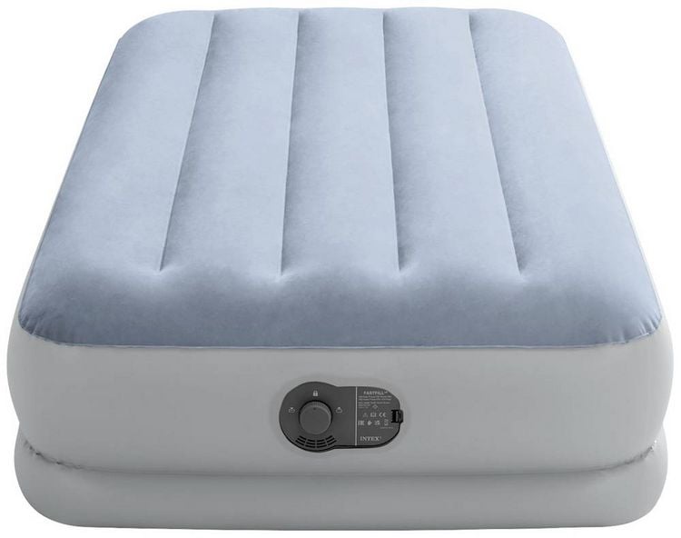Produktbild: Intex 64157 TWIN DURA-BEAM COMFORT AIRBED Luftbett (L x B x H) 191 x 99 x 36cm Blau-Grau
