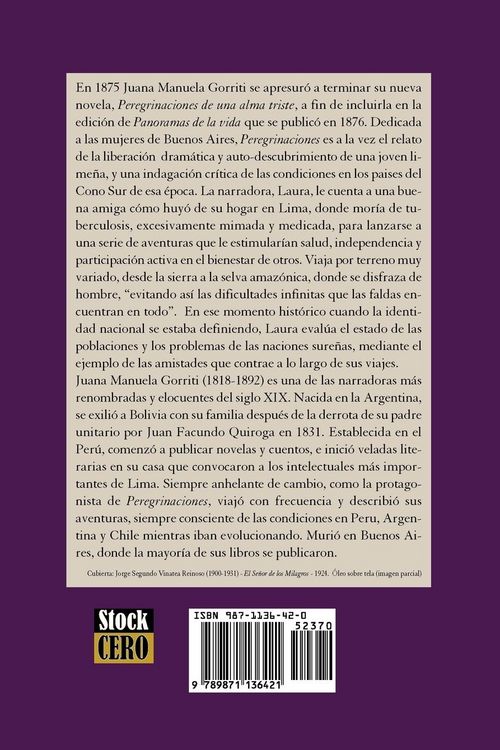 Produktbild: Peregrinaciones de una alma triste