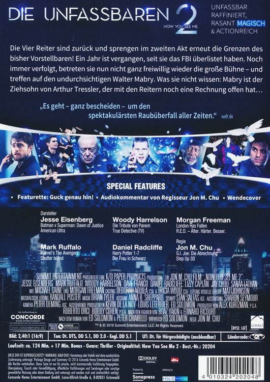 Produktbild: Die Unfassbaren 2