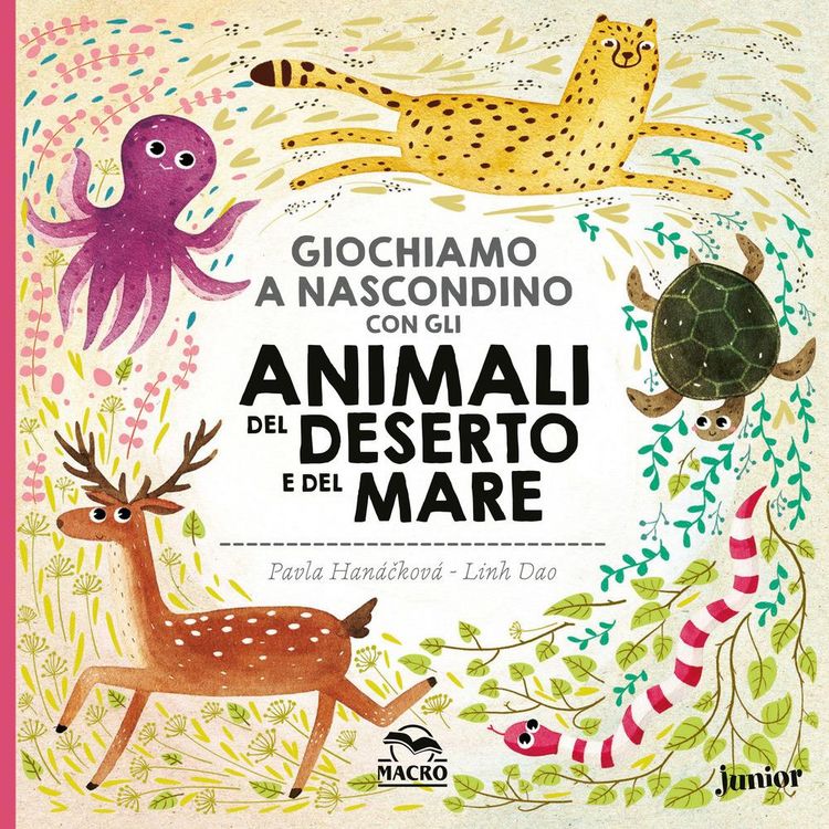 Produktbild: Giochiamo a nascondino con gli animali del deserto e del mare