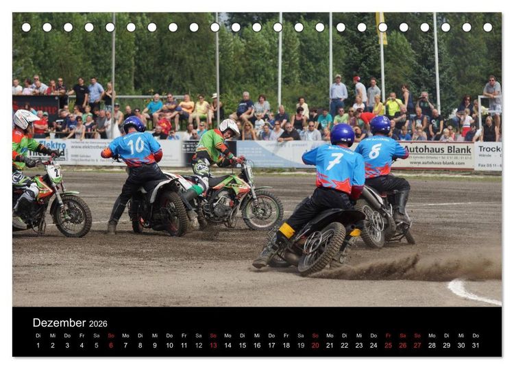 Produktbild: Motorsport: Motoball (Tischkalender 2026 DIN A5 quer), CALVENDO Monatskalender