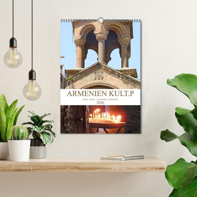Produktbild: Armenien KULT.P - Kultur - Kl&ouml;ster - Landschaften - Seidenstra&szlig;e (Wandkalender 2026 DIN A3 hoch), CALVENDO Monatskalender