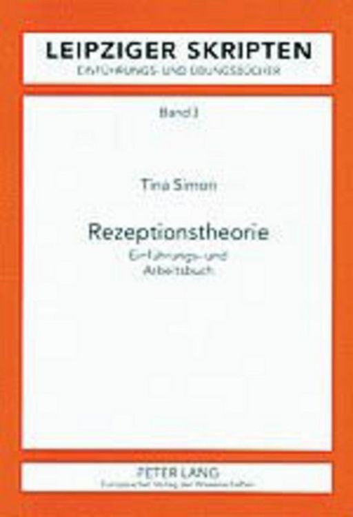 Produktbild: Rezeptionstheorie