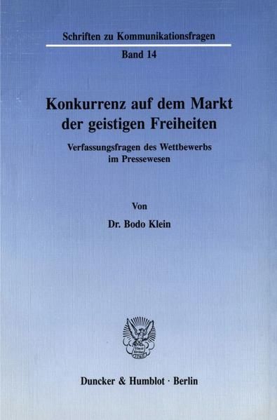 Produktbild: Konkurrenz auf dem Markt der geistigen Freiheiten.