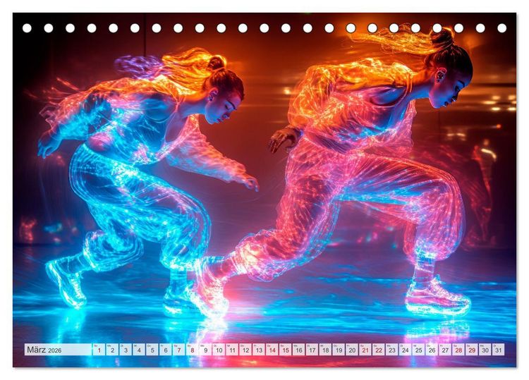 Produktbild: BREAKING Cooler Tanz und krasse Moves (Tischkalender 2026 DIN A5 quer), CALVENDO Monatskalender