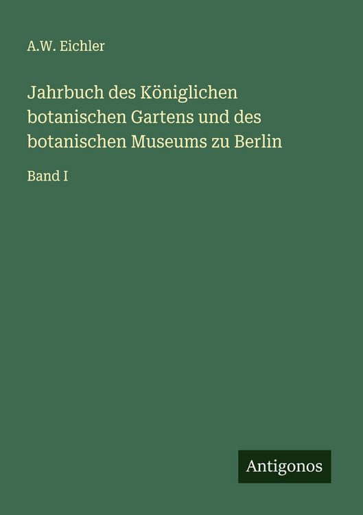 Produktbild: Jahrbuch des K&ouml;niglichen botanischen Gartens und des botanischen Museums zu Berlin