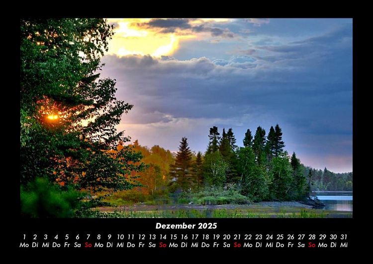 Produktbild: Bilder der Natur 2025 Fotokalender DIN A3
